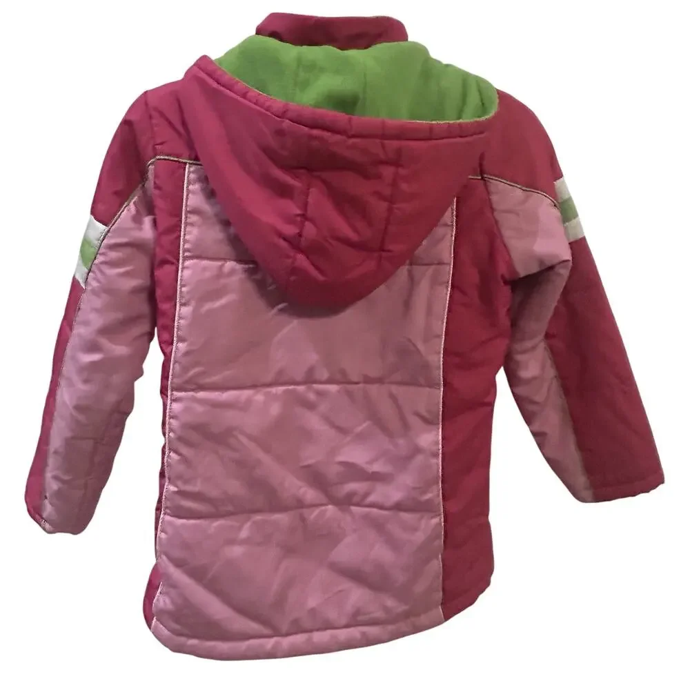 Rothschild Pink and Green Coat Girls size 10/12